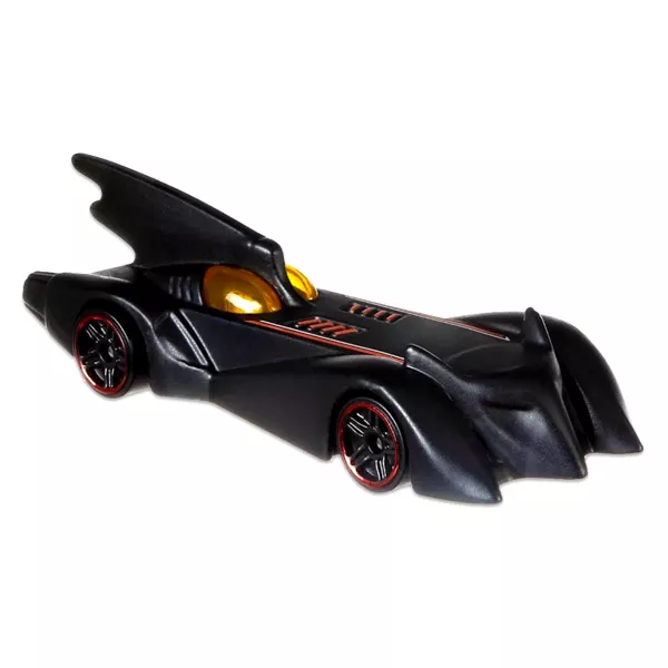 Hot Wheels DC Batman: Batmobile kisautó - sárga ablakkal 