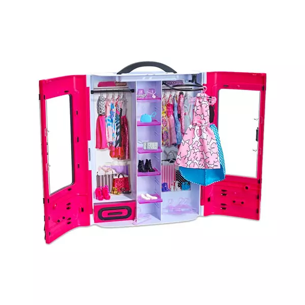 Barbie: hordozható gardrób szekrény