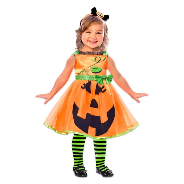 Costum Dovleac Halloween drăguţ - mărime 104, 3-4 ani