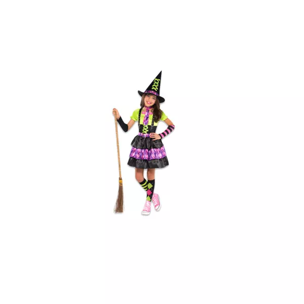 Costum Vrăjitoare încântătoare - mărime 134 pentru copii de 8-10 ani