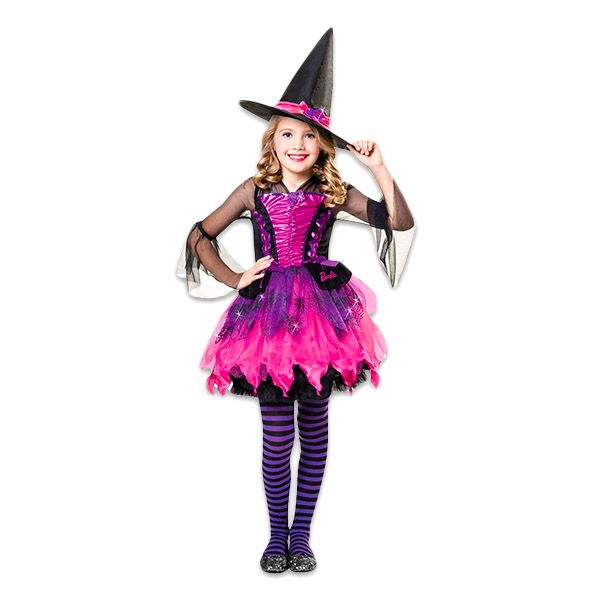 First balanced musical Costum Halloween Barbie - mărime 104 cm pentru copii de 3-5 ani - Tulli.ro