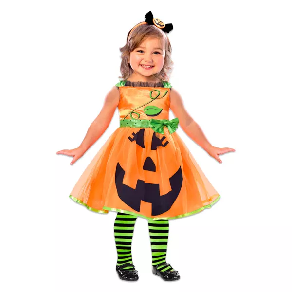 Costum Dovleac Halloween drăguţ - mărime 110 cm pentru copii de 4-6 ani