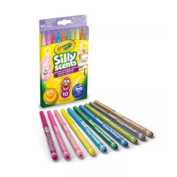 Crayola: 10 markere lavabile subţiri