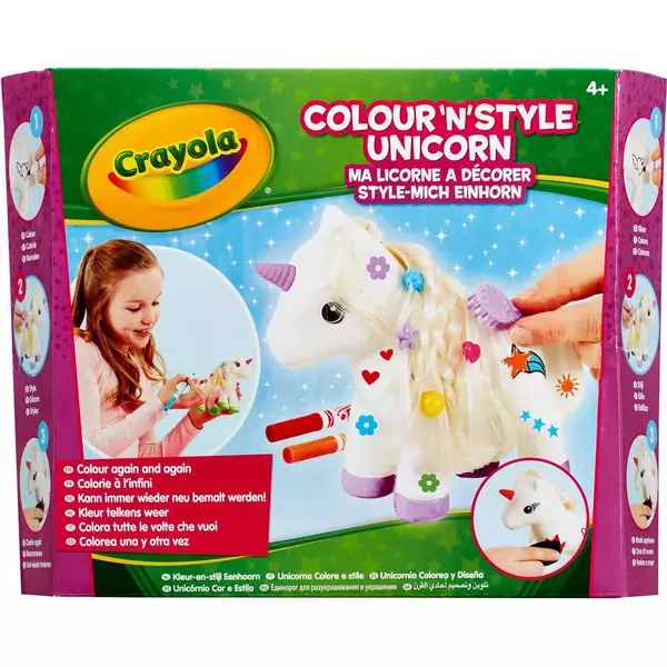 Crayola: Colour n Style kifesthető unikornis