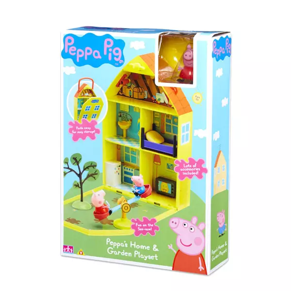 Peppa Pig: Set de joacă Casa şi grădina lui Peppa