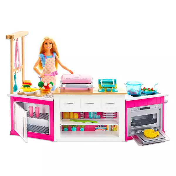 Barbie: Barbie álomkonyhája gyurmával - CSOMAGOLÁSSÉRÜLT
