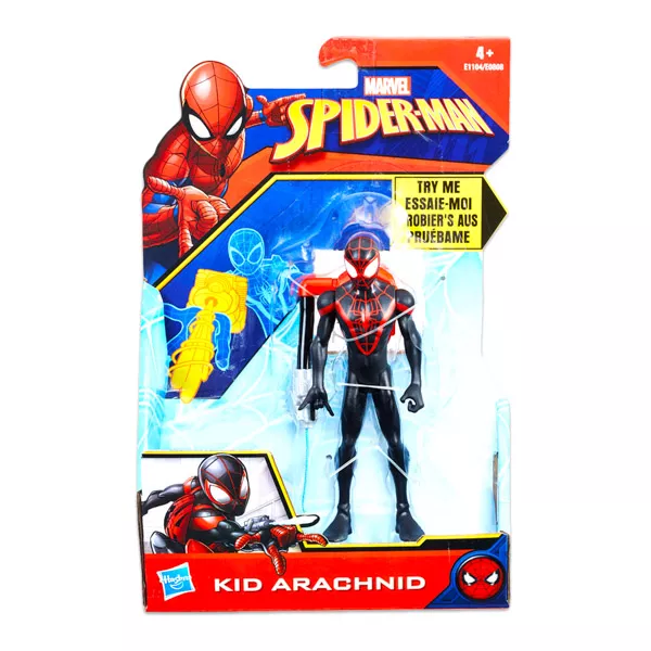 Spider-Man: Figurină Kid Arachnid care lansează pânză - 15 cm