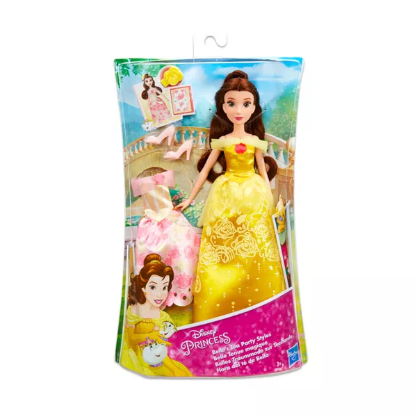 Disney Hercegnők Belle baba extra divat szettel 