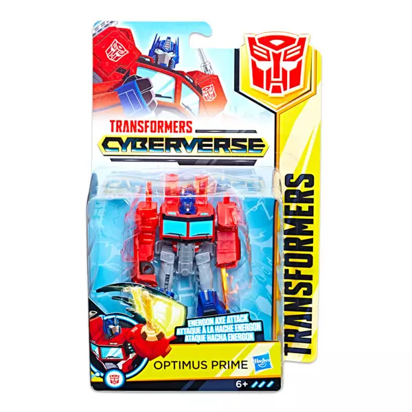 Transformers Cyberverse: Deluxe Optimus fővezér robot figura 