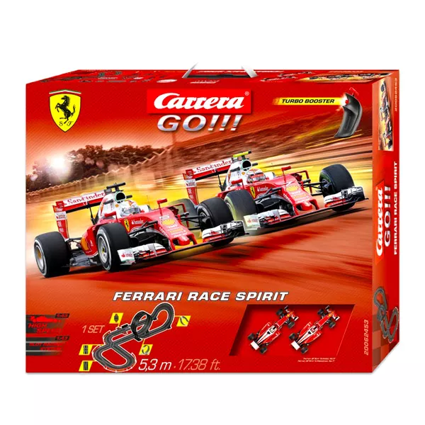Carrera GO! Pistă de curse Ferrari Race Spirit