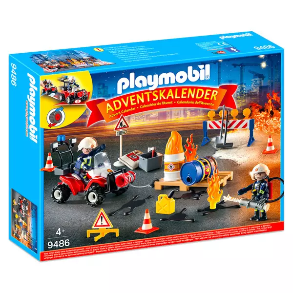 Playmobil: Adventi naptár tűzoltóság 9486