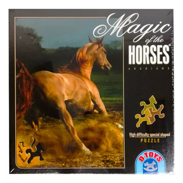 Magic of the Horses - puzzle cu 239 piese în formă de cal