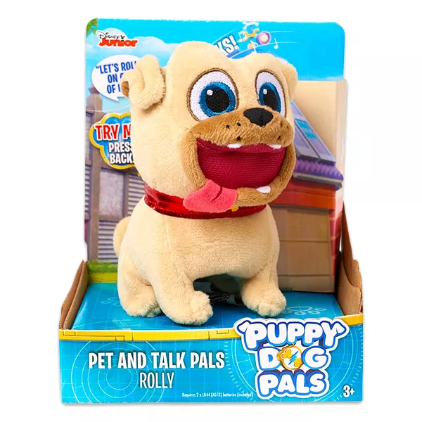 Kutyapajtik: Rolly interaktív kutyus - 10 cm