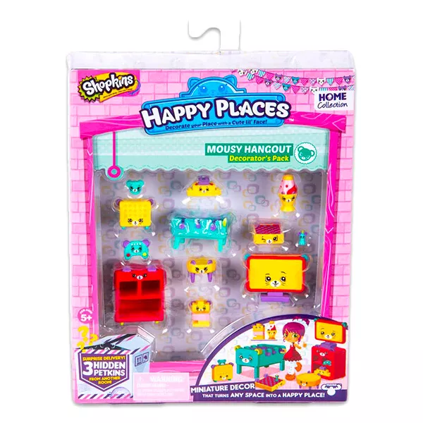Shopkins: Happy Places - Lazulós szoba kiegészítő szett