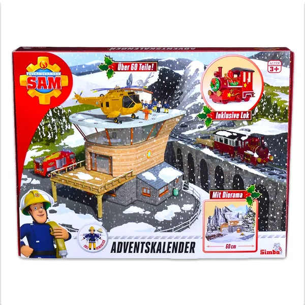 Pompierul Sam: Calendar de crăciun - 60 cm