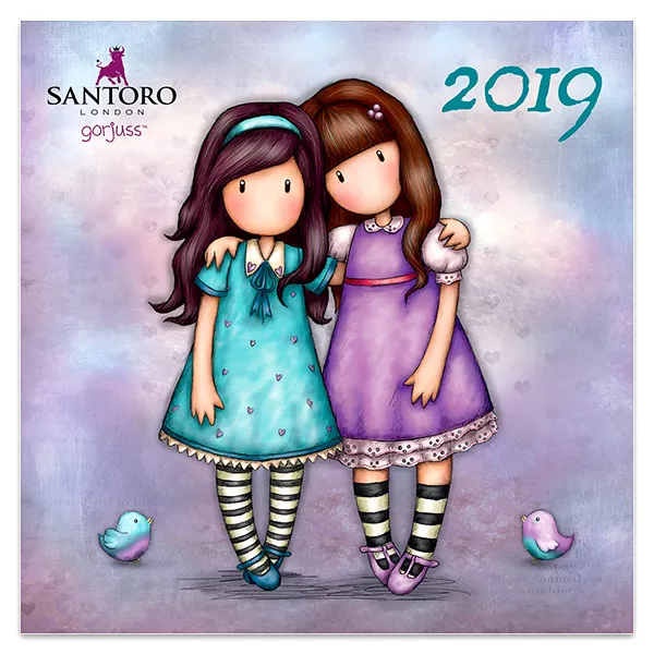 Santoro-Gorjuss: nagy lemez naptár - 2019