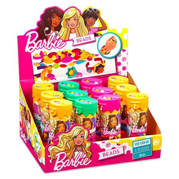 Barbie: kreatív gyöngyök ékszerkészítő szett - többféle