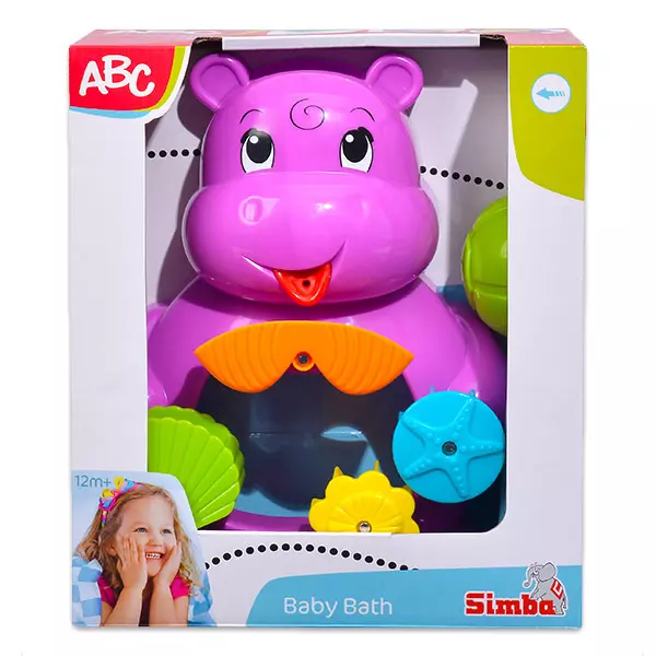 ABC: Hipopotam şi ţestoasă - jucărie de baie