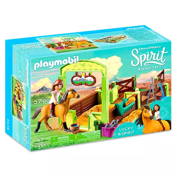 Playmobil: Szilaj és Lucky istállóval - 9478