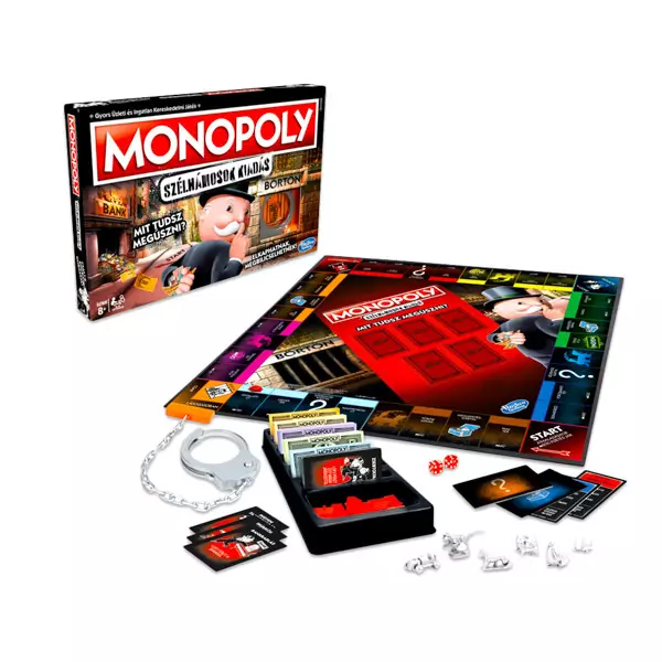 Monopoly: Szélhámosok társasjáték - CSOMAGOLÁSSÉRÜLT