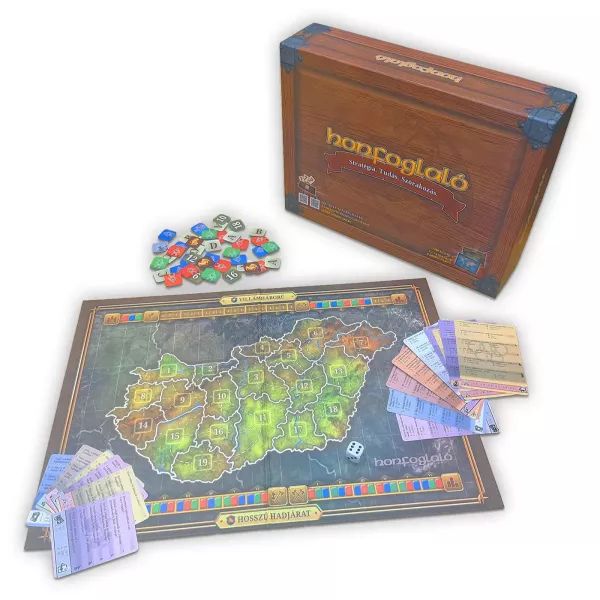 Honfoglaló társasjáték - 2 térképes változat, új kiadás