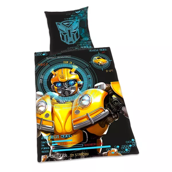 Transformers: Bumblebee: lenjerie de pat cu 2 piese 