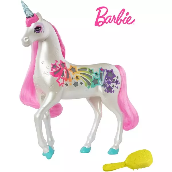 Barbie Dreamtopia: Unicorn în culori strălucitoare şi magice