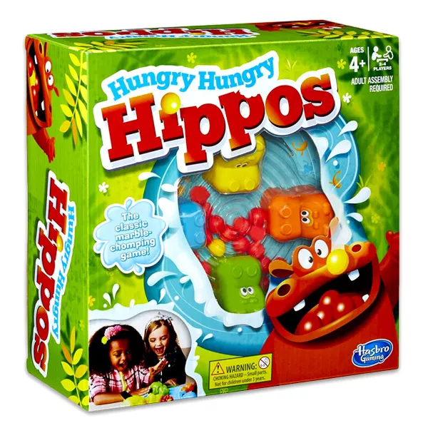 Hungry Hungry Hippos - Hipopotami înfometaţi joc de societate ediţie nouă