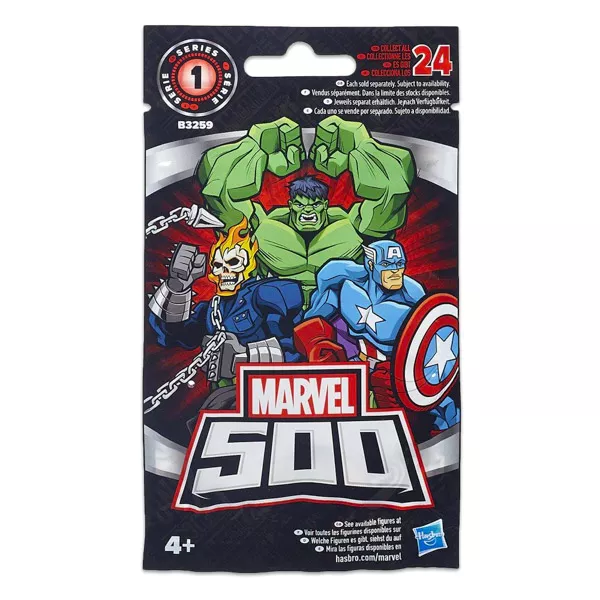 Marvel 500 - pachet surpriză cu figurină super erou 
