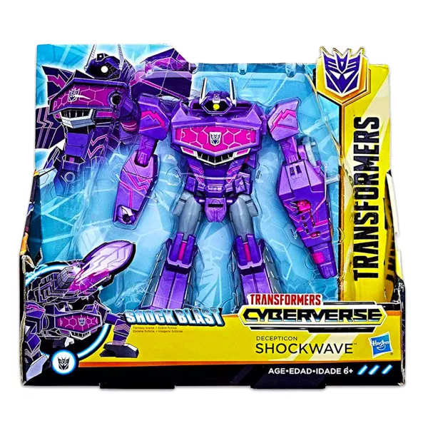 Transformers Cyberverse: Figurină robot Decepticon Shockwave
