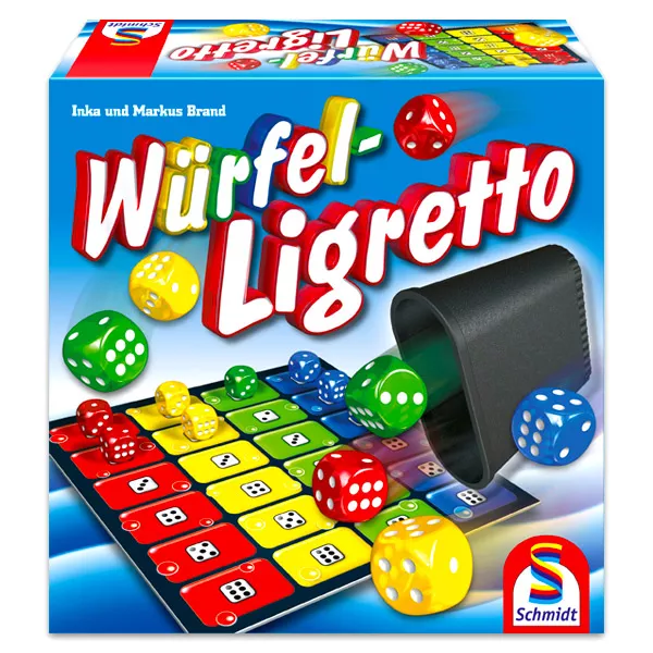 Würfel-Ligretto: Joc de societate pentru copii 