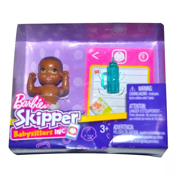 Barbie Skipper Babysitters: Păpuşă bebeluş negru