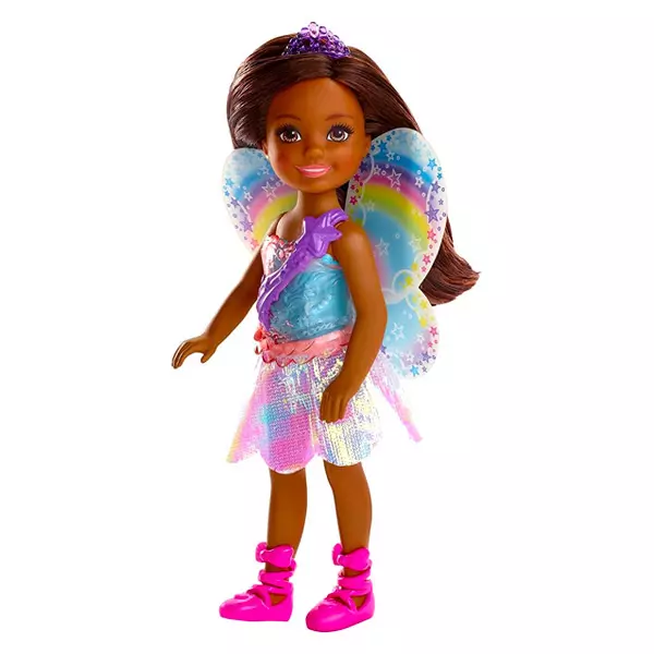 Barbie Dreamtopia: Păpuşa Chelsea negru cu accesorii