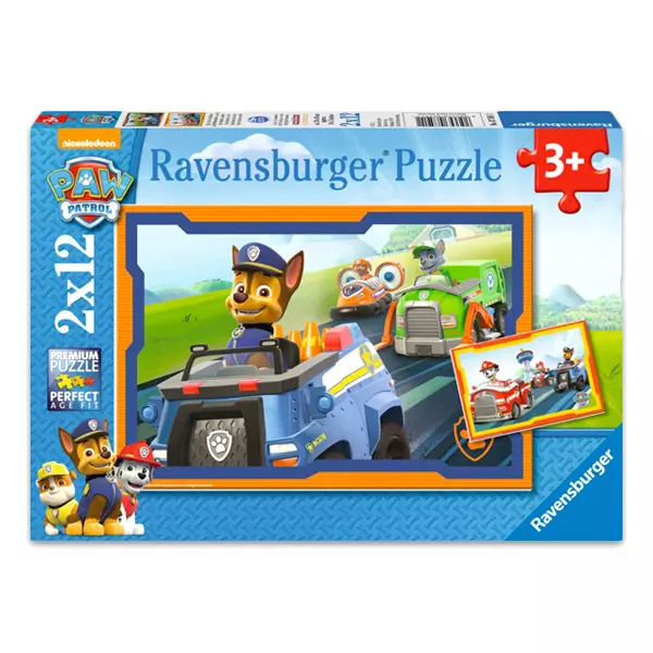Ravensburger: Paw Patrol Misiune puzzle 2 x 12 piese