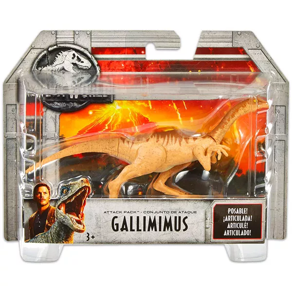 Jurassic World 2: Gallimimus dinoszaurusz figura - CSOMAGOLÁSSÉRÜLT