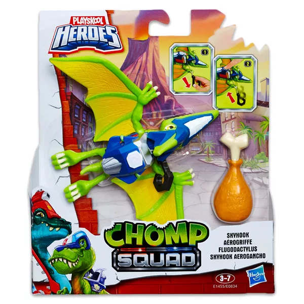 Playskool Heroes: Chomp Squad - Skyhook akciófigura