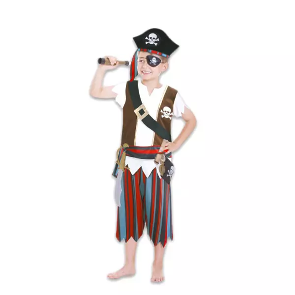 Costum Pirat cu accesorii - 98-116 cm