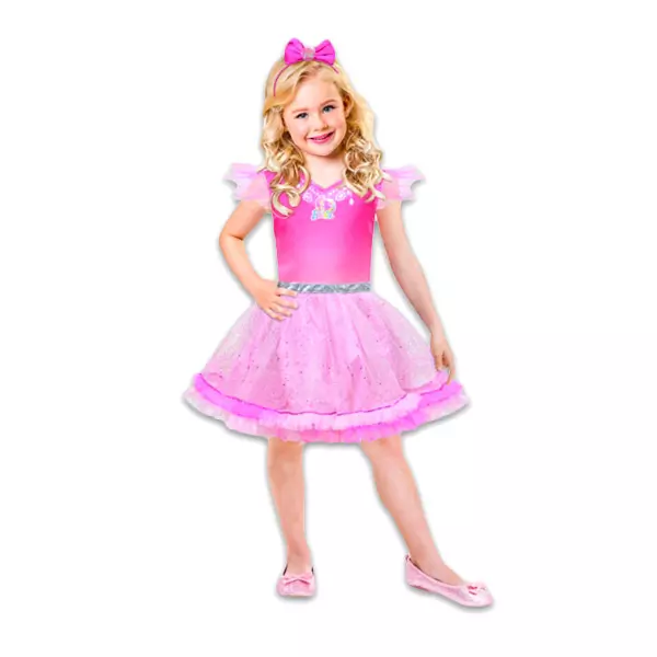 Barbie jelmez - 104 cm, pink