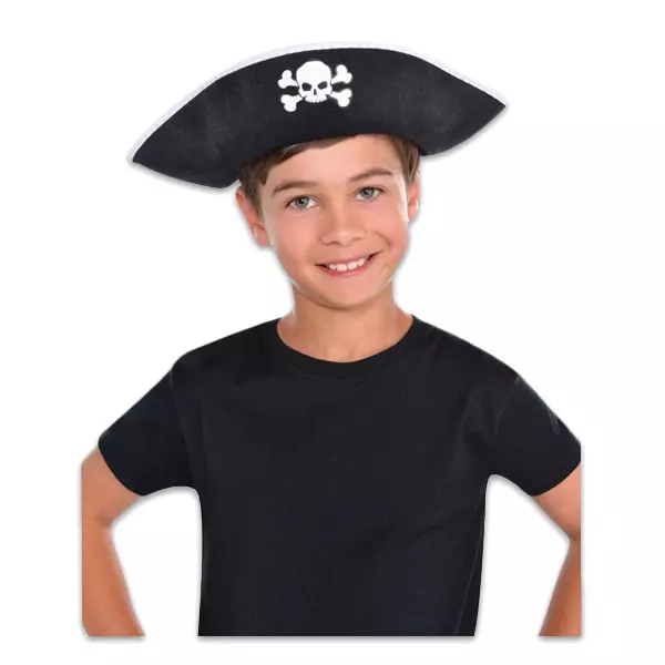 Pălărie pirat - negru