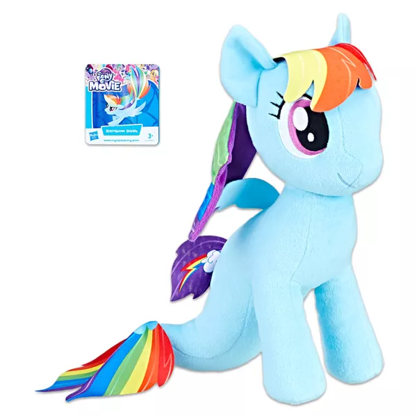 My Little Pony: Figurină de pluş Rainbow Dash sirenă - 30 cm