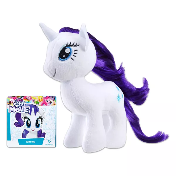 My Little Pony: Figurină de pluş Rarity cu coamă - 16 cm
