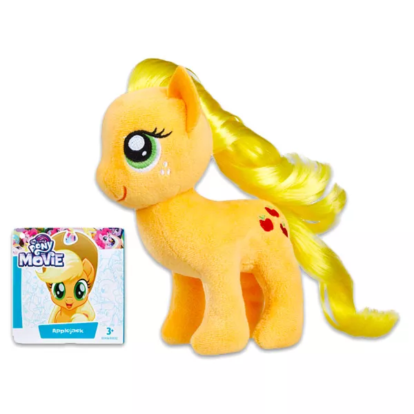 My Little Pony: Figurină de pluş Applejack cu coamă - 16 cm