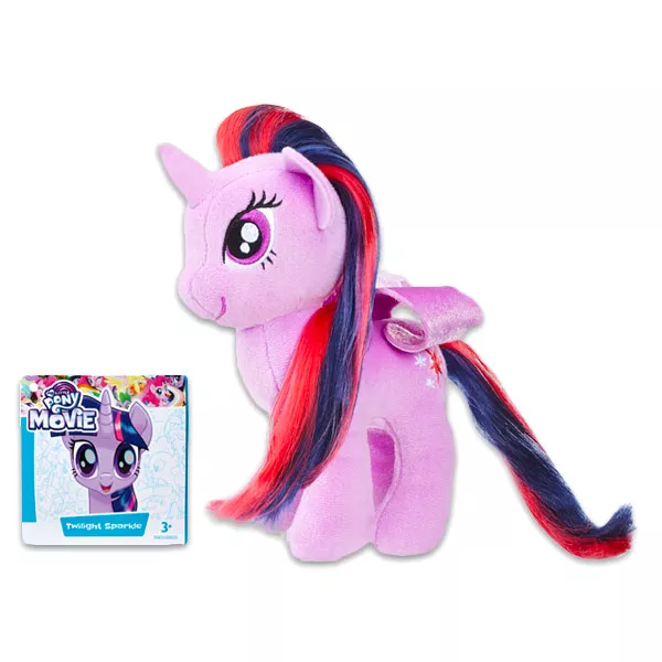 My Little Pony: Figurină de pluş Twilight Sparkle cu coamă - 16 cm