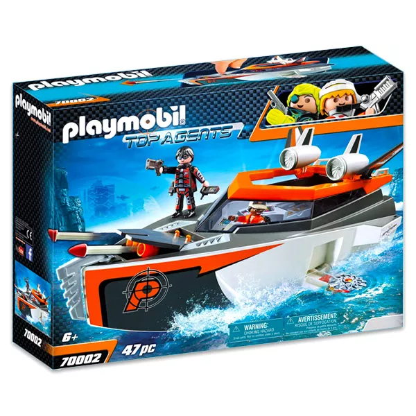 Playmobil: titkos ügynökök hadihajója - 70002