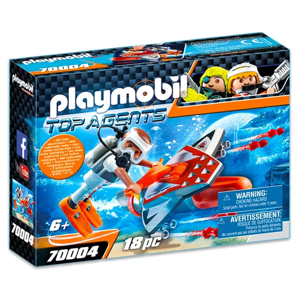 Playmobil: titkos ügynökök vízalatti szárnyai - 70004 