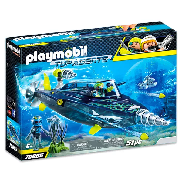 Playmobil: S.H.A.R.K. csapat pusztító fúrója - 70005 