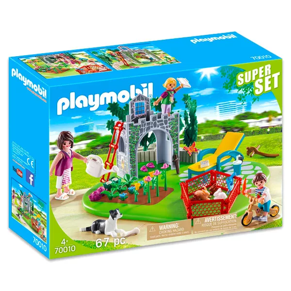 Playmobil: családi kert - 70010 - CSOMAGOLÁSSÉRÜLT