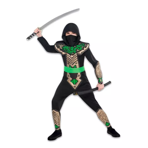 Ninja Sárkány harcos jelmez - 110 cm
