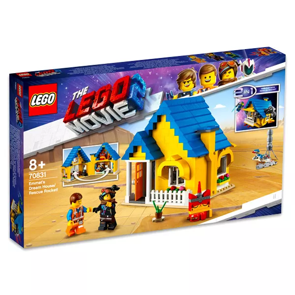LEGO Movie 2: Casa de vis a lui Emmet, Rachetă de salvare! 70831