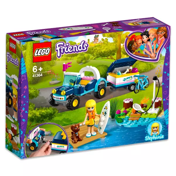 LEGO Friends: Vehiculul cu remorcă al Stephaniei 41364